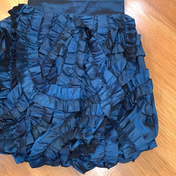 STELLA M’LIA~DarkBLU STRAPLESS TAFFETA PARTY DRESS - Picture 4 of 16